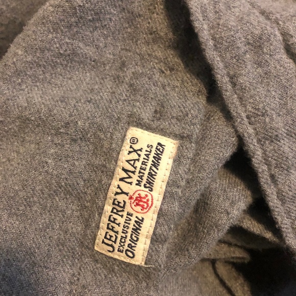 Original Jeffery Max Gray Flannel LS Medium - Picture 4 of 4